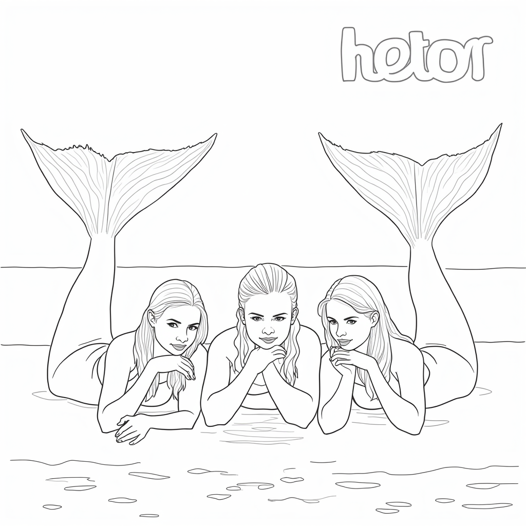 Meerjungfrau Freunde auf See 