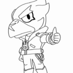 Crow Mit Daumen hoch