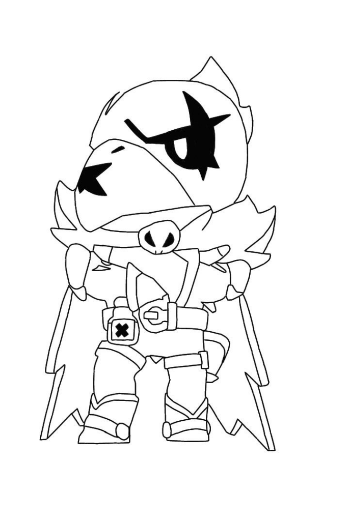 Crow steht untätig herum