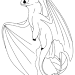 Ohnezahn über den Himmel fliegen